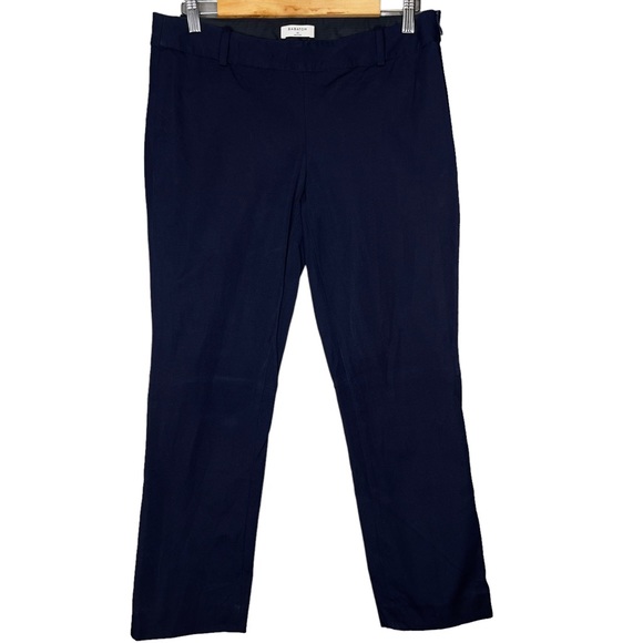 SOLD Aritzia Babaton ‘Elliot Pant’ Navy Cropped Straight Leg Size 10 - Picture 2 of 7